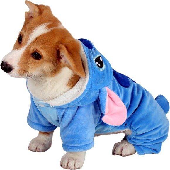 Fashion Dog Costumes, Pet Outfit, Pet Pajamas Clothes Warm Hoodie Coat - Picture 5 of 11